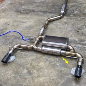 🔥🚗 À vendre – ligne d’Échappement inox sur mesure clio 3 rs 🚗🔥