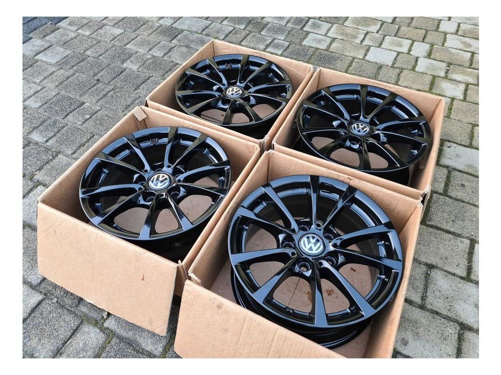ntes Alliage OEM VW / BMW 16” – Noir Brillant – État Neuf – Image 4