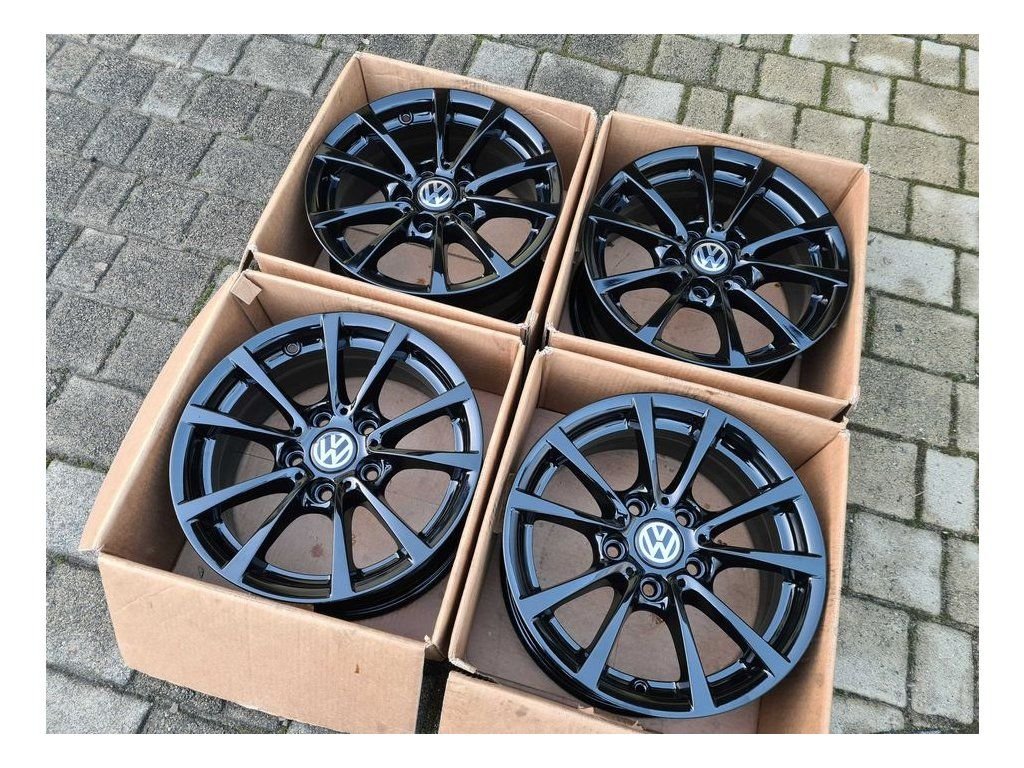 ntes Alliage OEM VW / BMW 16” – Noir Brillant – État Neuf – Image 5