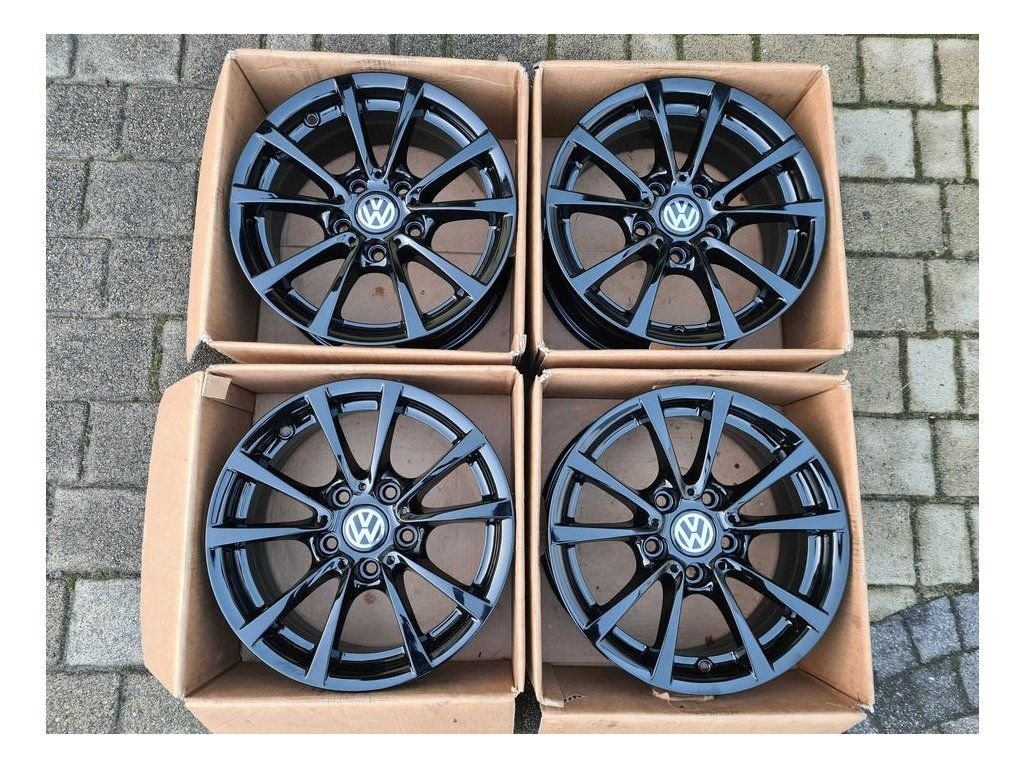 ntes Alliage OEM VW / BMW 16” – Noir Brillant – État Neuf – Image 6