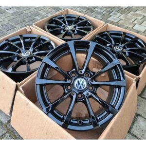 ntes Alliage OEM VW / BMW 16” – Noir Brillant – État Neuf